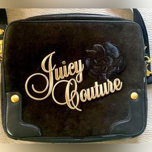 VINTAGE JUICY COUTURE Black Laptop Bag